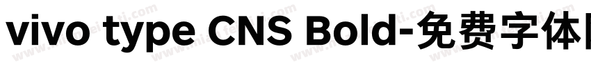 vivo type CNS Bold字体转换